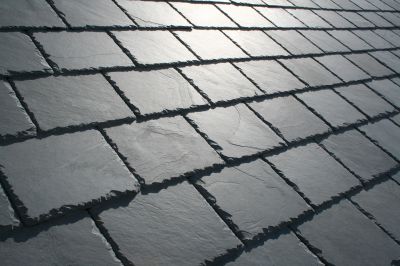 Completed Slate Tile Roof